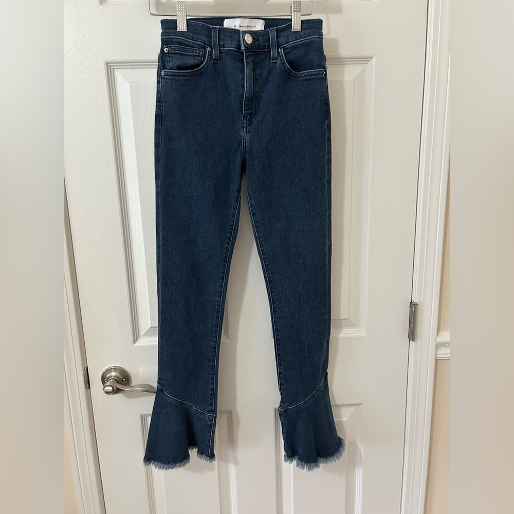 IRO JEANS berry flare cropped jeans size 25